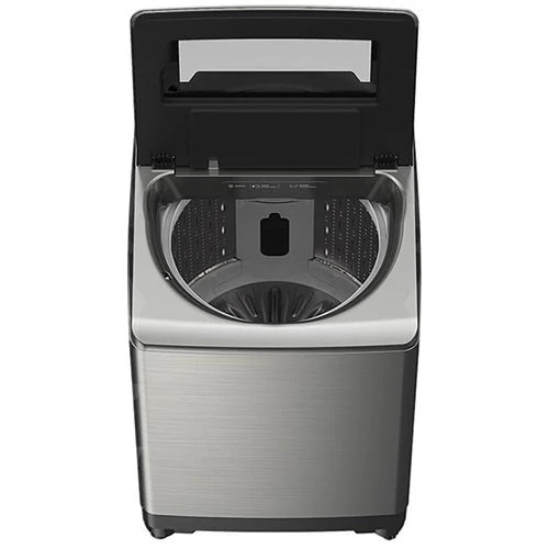 Hitachi Top Load Dual Jet Series Washing Machine SF-P250ZFV - Built-in Heater - 25 Kg High Capacity - 650 RPM Spin Speed - Inverter Control - Ultra Power 4-Step Wash and Auto Self Clean - Grey image 2