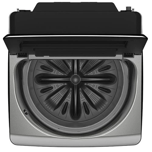 Hitachi Top Load Dual Jet Series Washing Machine SF-P250ZFV - Built-in Heater - 25 Kg High Capacity - 650 RPM Spin Speed - Inverter Control - Ultra Power 4-Step Wash and Auto Self Clean - Grey image 1