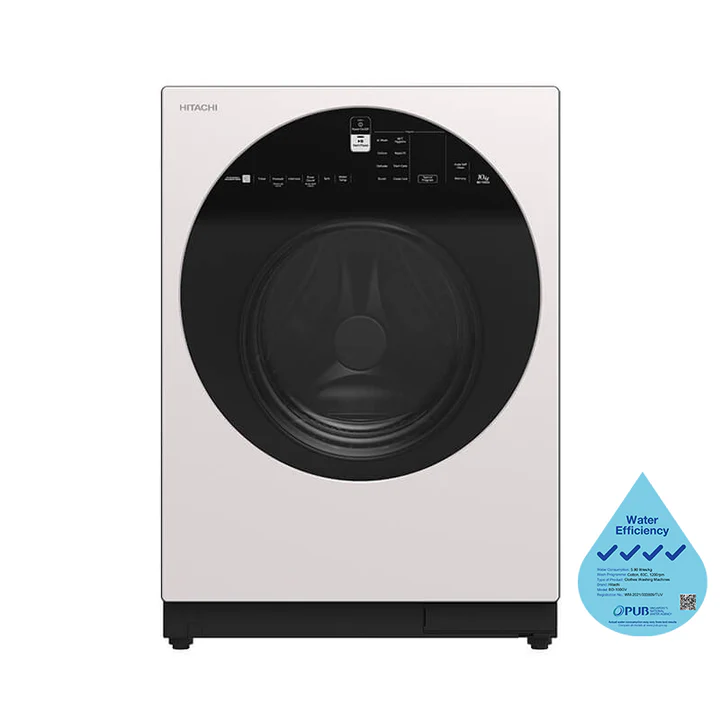 Washing Machine Front Loading 10Kg-Hitachi-BD-100GV 3CQ color option