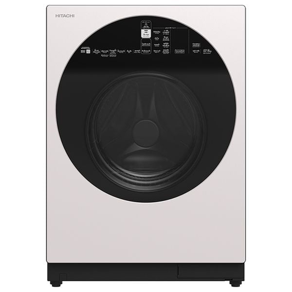 Hitachi - 12Kg - 1600RPM - Front Loading Washing Machine - White BD-D120GV-3CQ color option