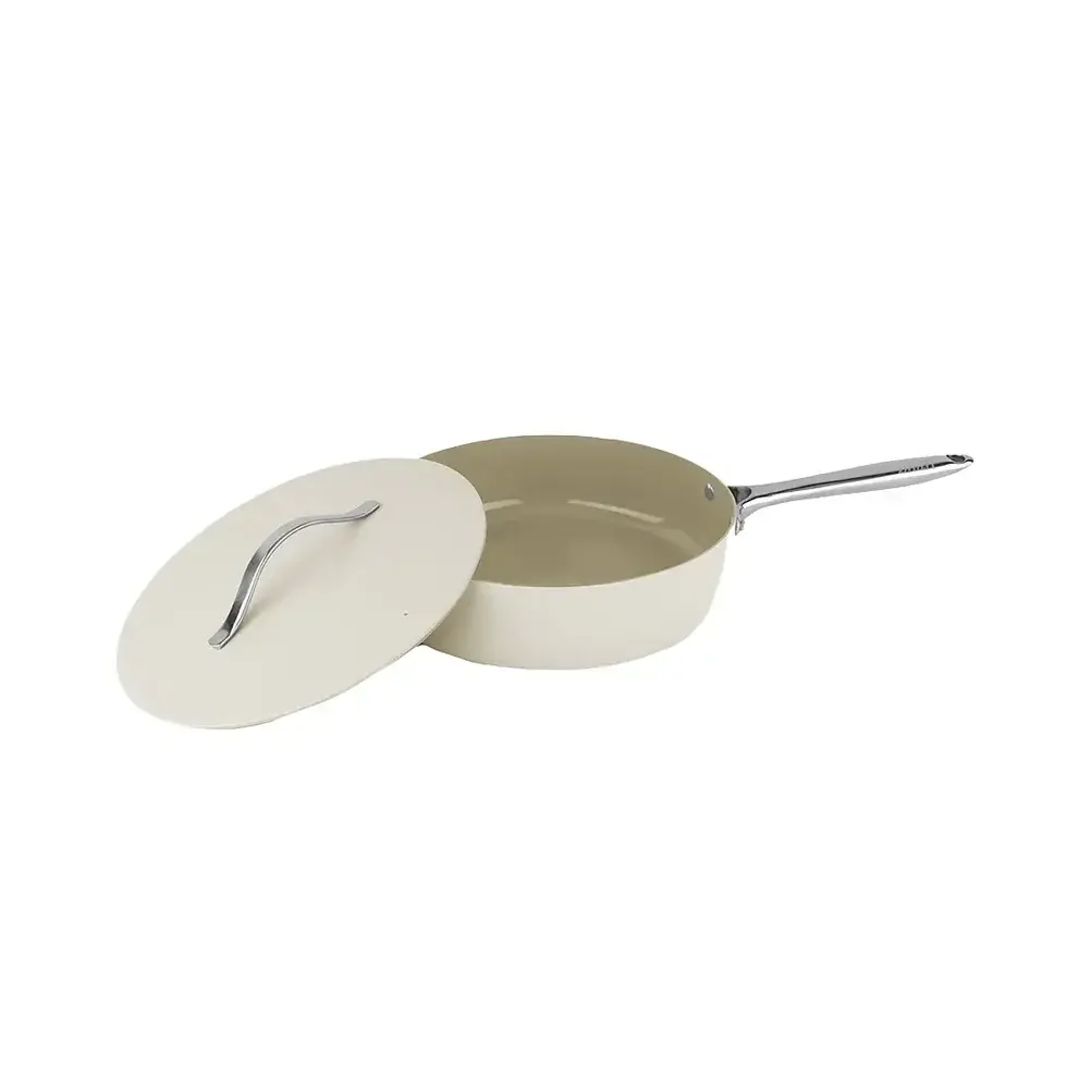 zilan zln0880 28Cm Saute Pan With Lid (Beige Chef) color option