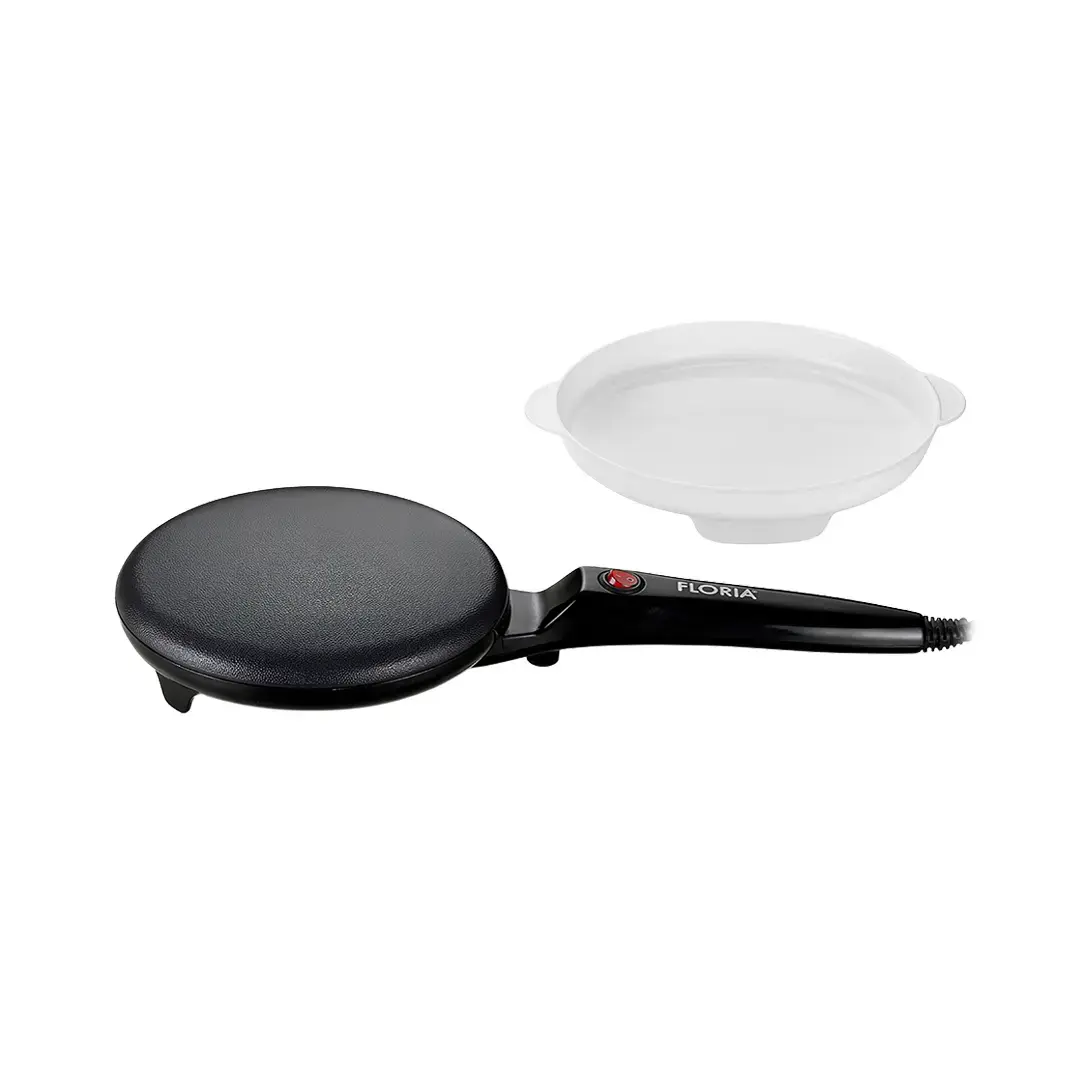 Floria Crepe Maker – Electric Crepe & Pancake Maker with Non-Stick Plate – Black image 4