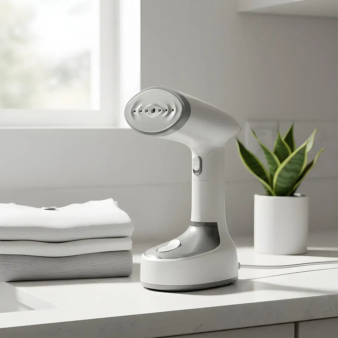 Zilan Fabric & Garment Steamer – Portable Handheld Clothes Steamer with Fast Heating & Continuous Steam  – White image 2