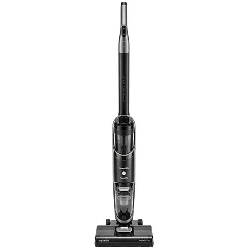 Moonlife MF114 Aqualife Wet & Dry Vacuum Cleaner - Mop and Vacuum in One Step - Two-Tank System (Water 0.75 L - Dust 0.4 L)- 35 Minutes Runtime - Black color option