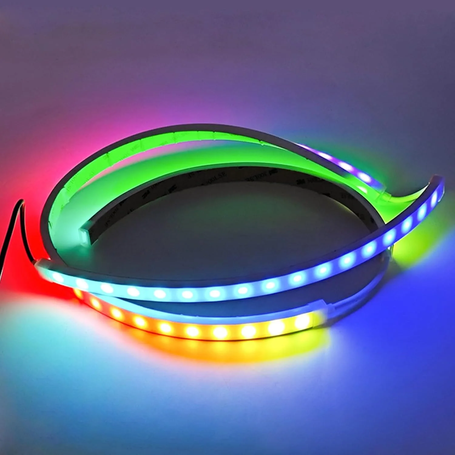 Neon LED Strip,Neon Light Strip, PC Backlight with Screen Colour, Sync USB LED Lighting (for 32 Inch PC Monitor) image 3