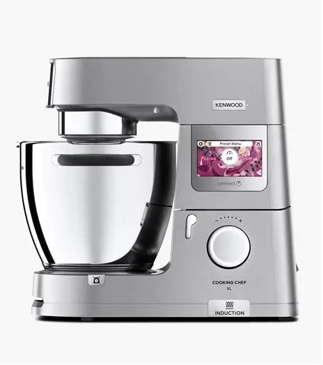 Kenwood Cooking Chef XL Stand Mixer – 6L Stainless Steel Bowl – Induction Cooking Function – Silver color option