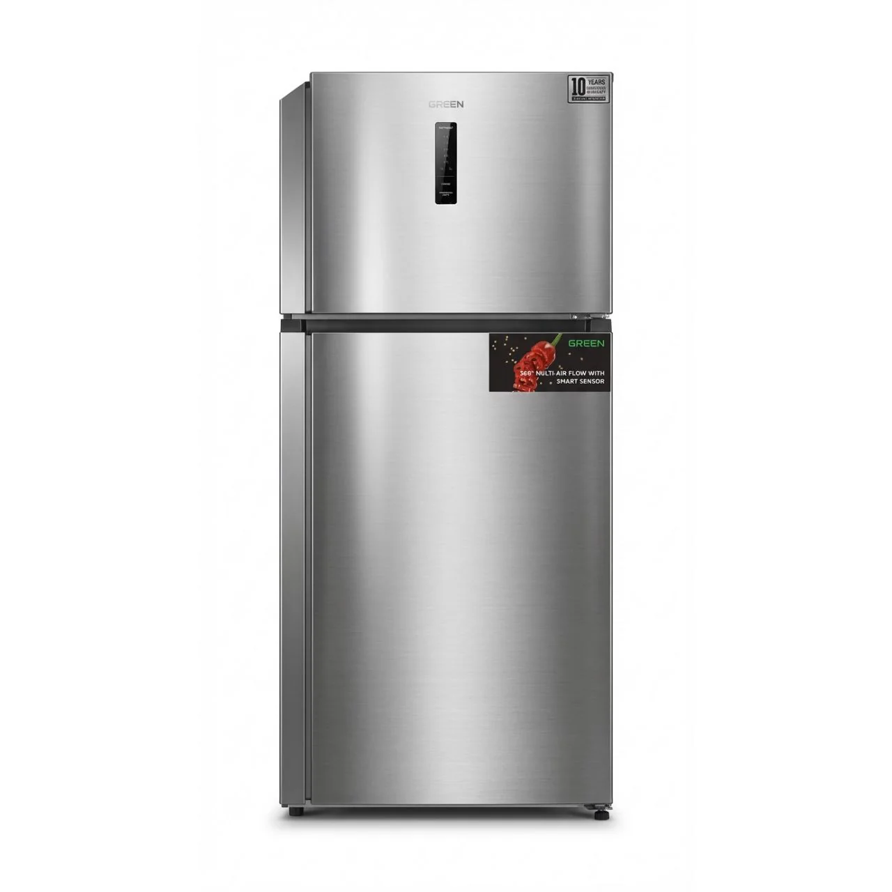 GREEN Refrigerator 26 Cu. Ft. – GRF-HCTM26(W-BG-DX-S) – Top Freezer color option