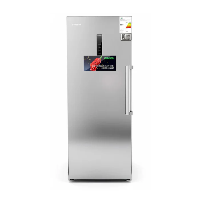 GREEN GUF-HC18X Vertical Inverter Freezer -silver