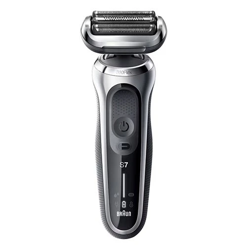 Braun Series 7 Electric Shaver 71-S7200cc - Shaves, Trims, and Adapts with 360° Flex and AutoSense Technology - Silver