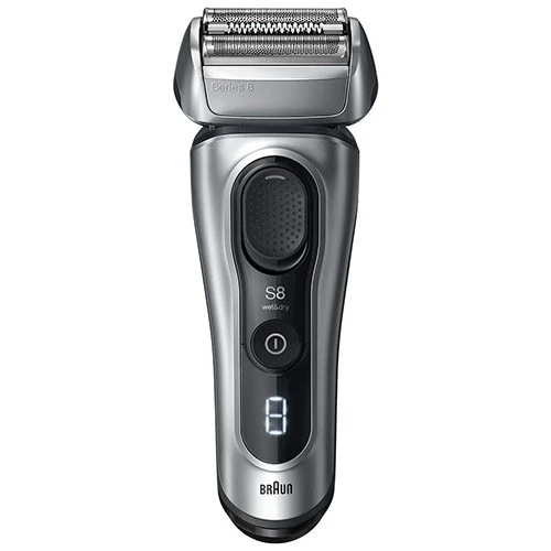 Braun Series 8 Electric Shaver 8617s - Powerful and Precise Shave with SensoAdapt Technology and Precision Pro-Trimmer EU - Silver image 3