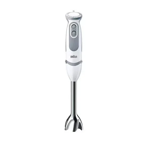 Braun MultiQuick 5 Vario Hand Blender MQ5245 1000W - 21 Speed Variable Control - Dishwasher-Safe Parts White / Grey