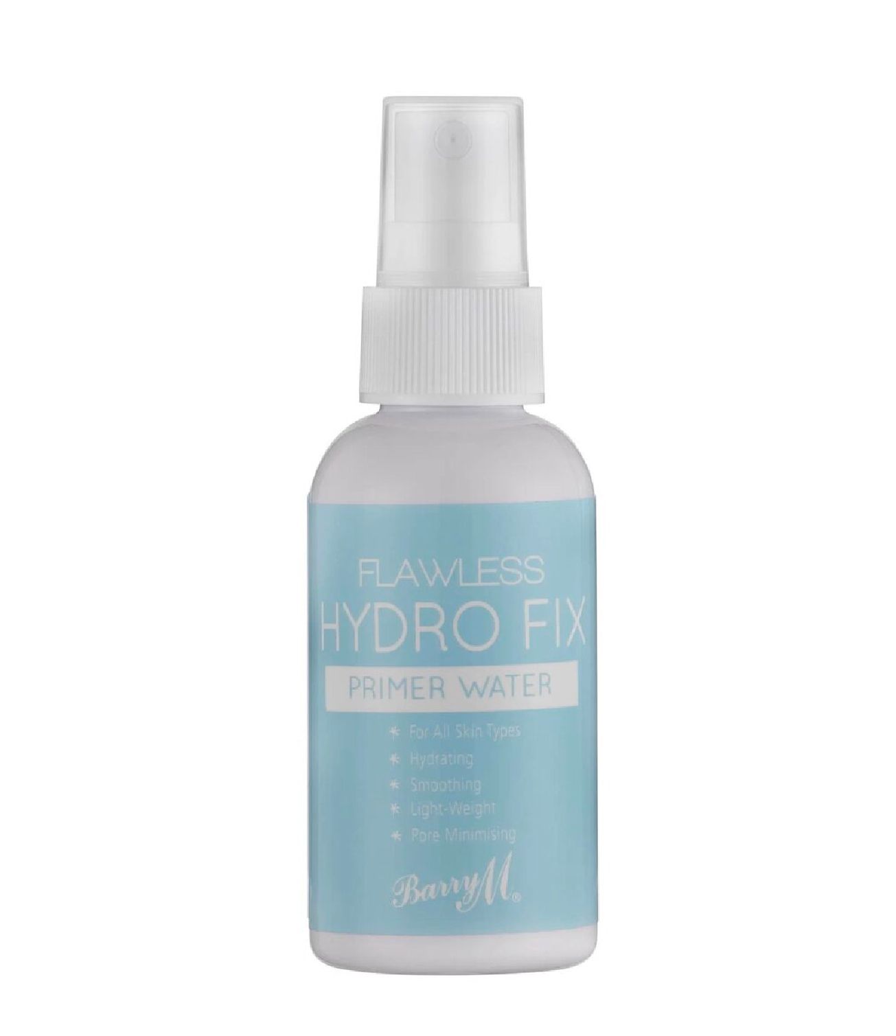 Barry M Flawless Hydro Fix Primer Water – سپرای پرایمەری ماکیاژ –  سووک، کەمکەرەوەی کونەکانی پێست color option