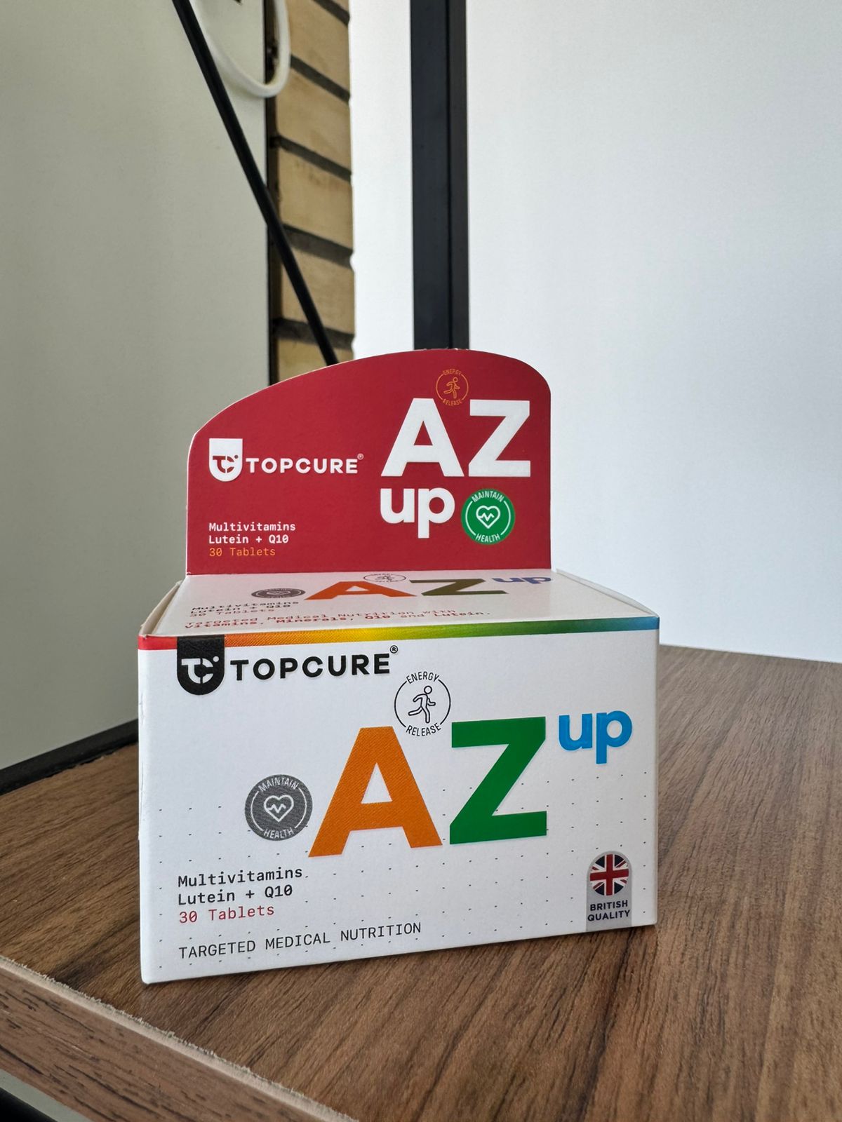 TopCure AZ Up Multivitamins with Lutein & Q10 – 30 Tablets