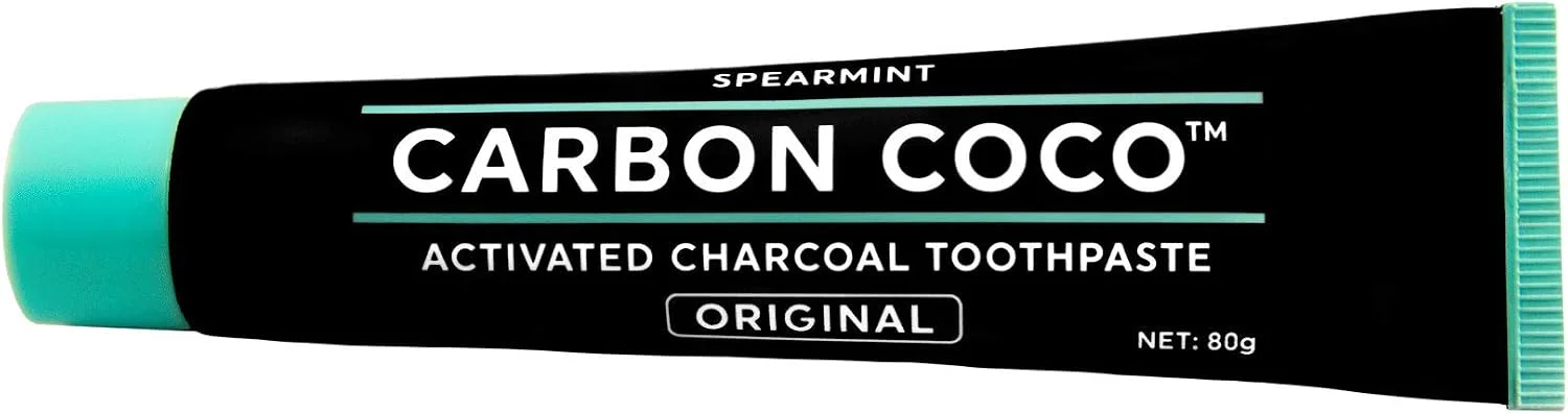 Coco Carbon Coco Toothpaste with Activated Charcoal and Fluoride Free Formula