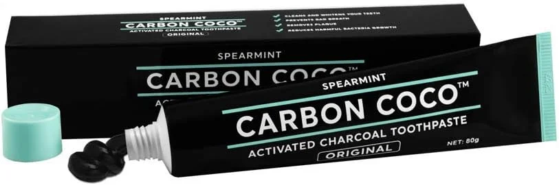 Coco Carbon Coco Toothpaste with Activated Charcoal and Fluoride Free Formula