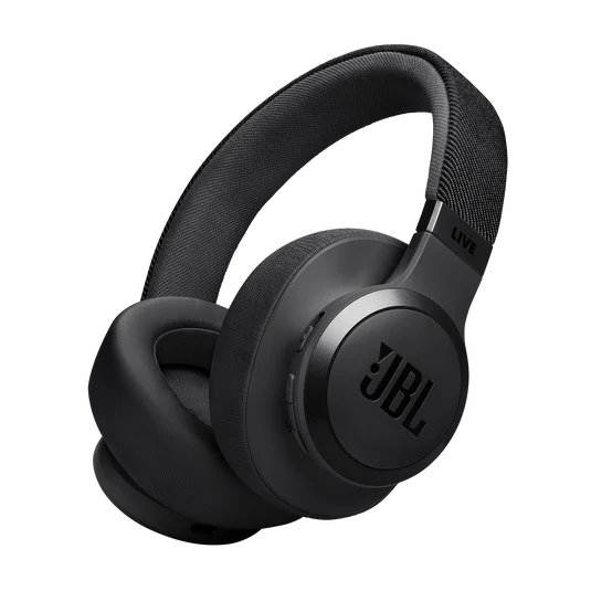 JBL Live 770NC Wireless Over-Ear Noise Cancelling Headphones – Black color option