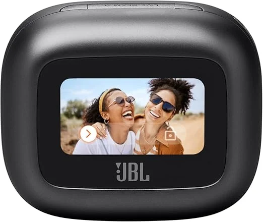 JBL Live Beam 3 Wireless Noise Cancelling Earbuds with Closed-Cut Design and Smart Charging Case, JBL Live Beam 3 PK, Black