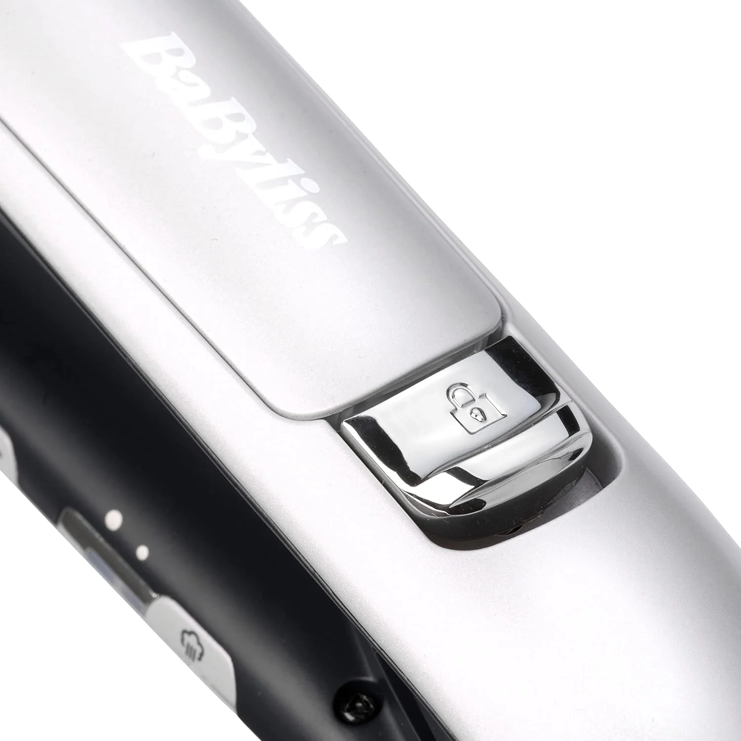 BaByliss ST595SDE Steam Hair Straightener with 5 Temperature Settings, Ceramic, Silver
