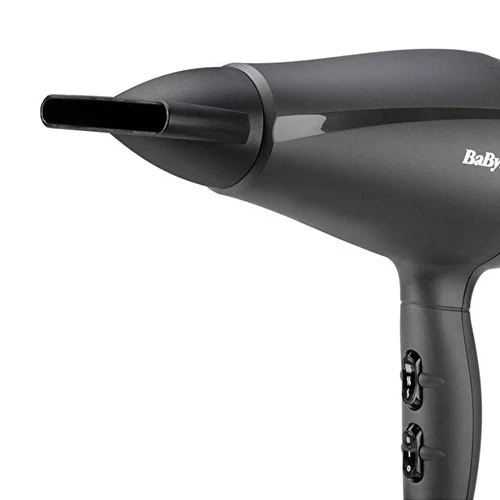 BaByliss Super Light Pro Italian Performance Professional Hair Dryer 5910SDE - 2000W Motor - 95 km/h Airflow Speed - Ionic Technology - 3 Heat & 2 Speed Settings - Grey