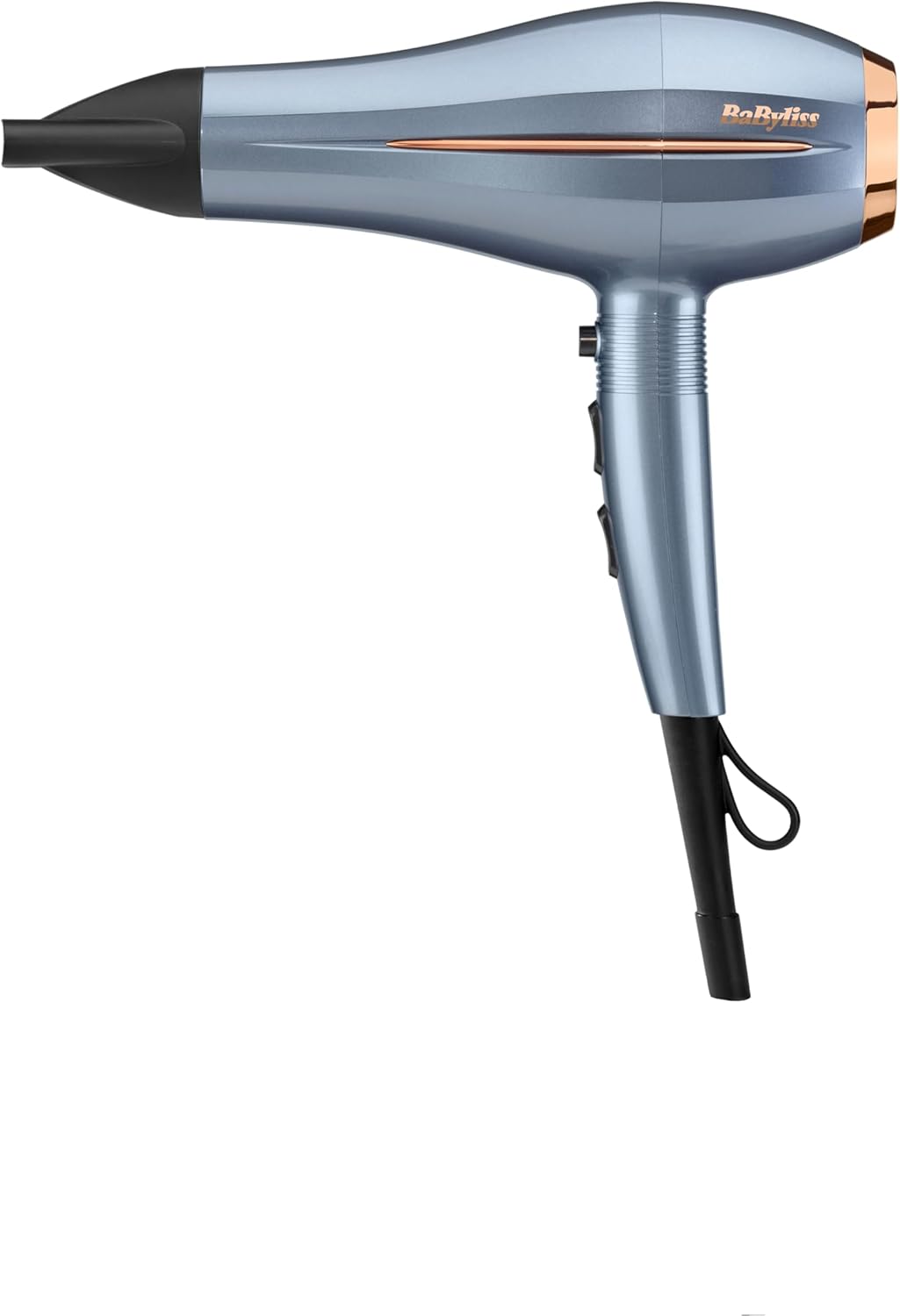 BaByliss Hair Dryer – 2200W – Ionic Technology – 1 Concentrator Nozzle – Denim Blue