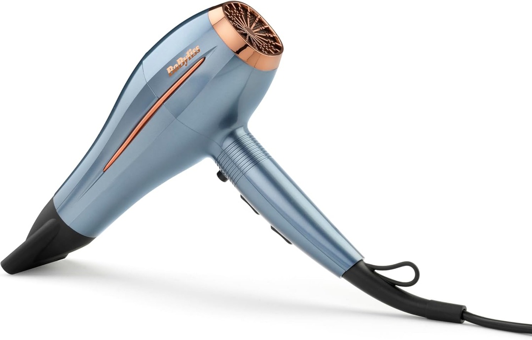 BaByliss Hair Dryer – 2200W – Ionic Technology – 1 Concentrator Nozzle – Denim Blue
