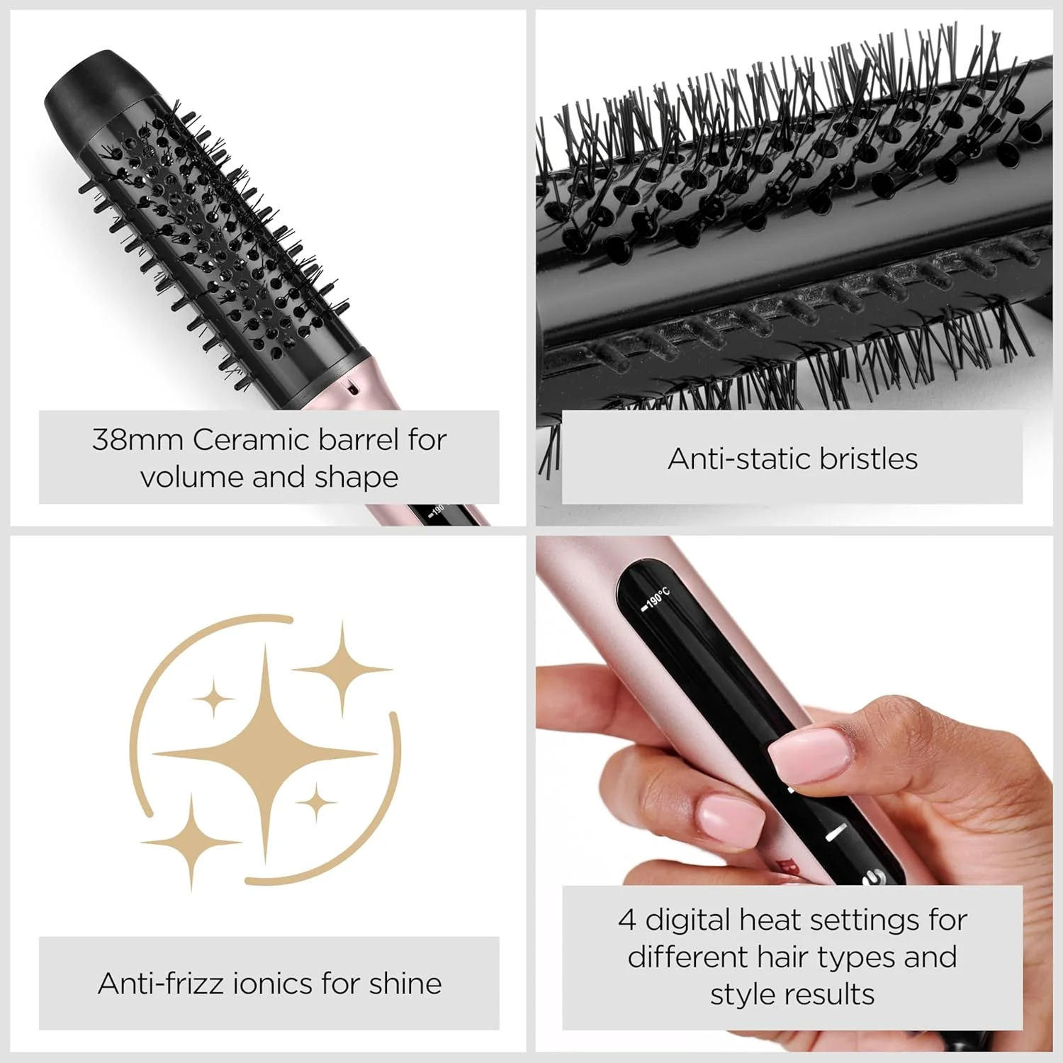 Babyliss Hot Brush 28Mm Therm Ion Black