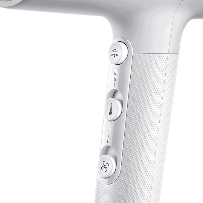 Braun Hair Dryer BRHD226SDE – 2200W – Ionic Technology – Diffuser & Precision Nozzle – White