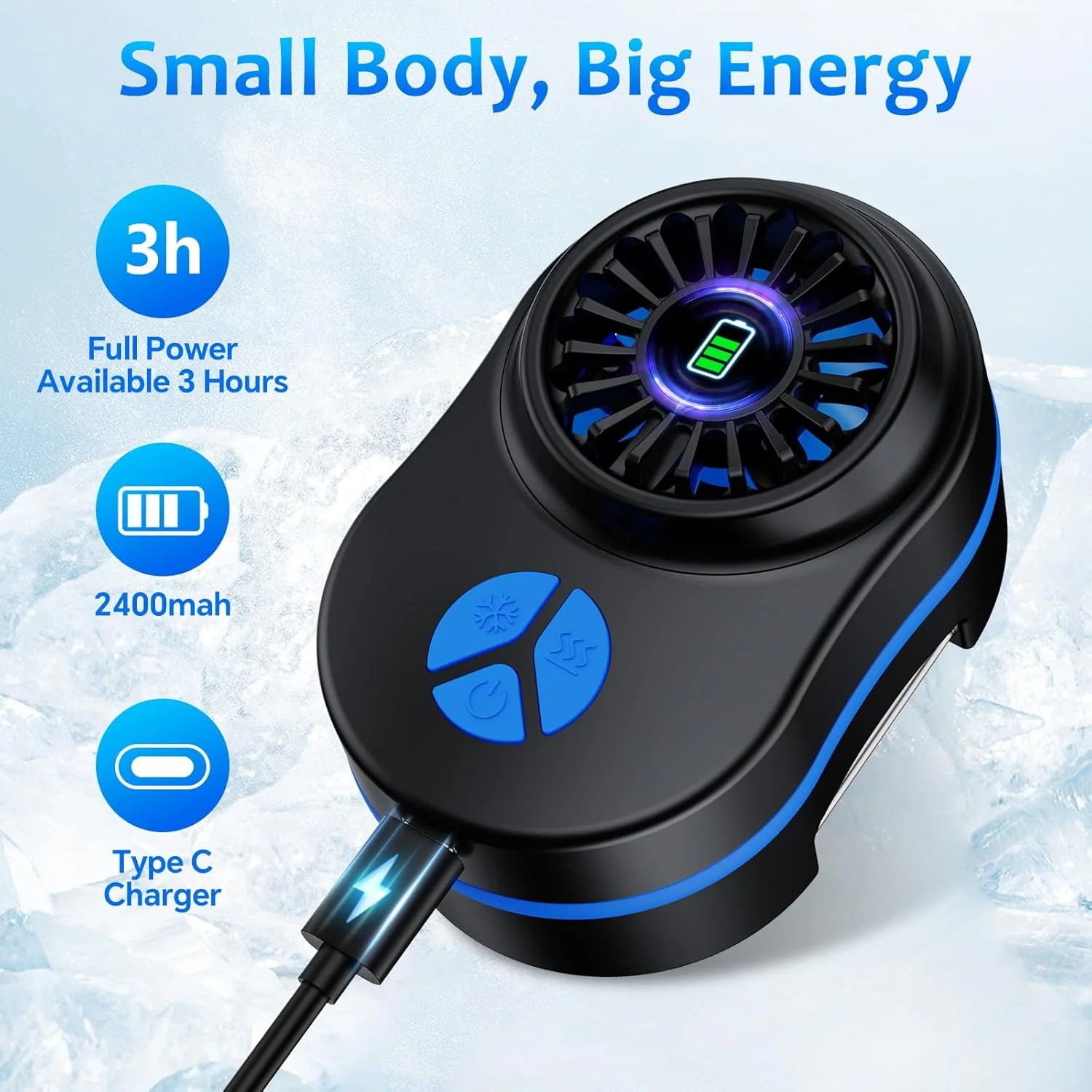 3-in-1 Cold Therapy Device & Thermal Cube for Pain Relief & Muscle Recovery for Heating, Cooling & Contrast Recovery