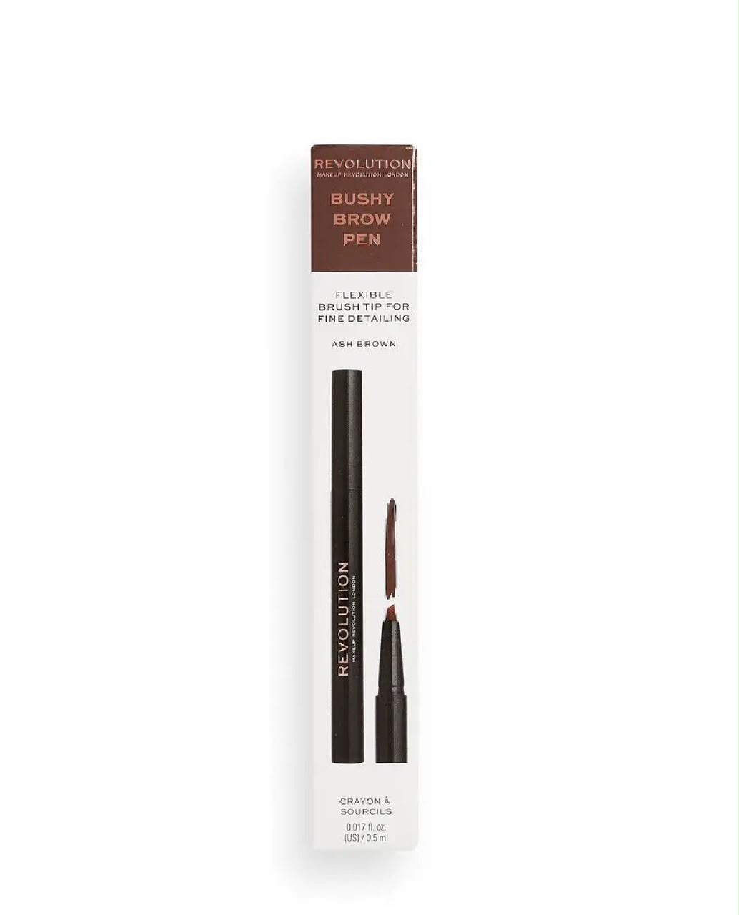 Revolution Makeup Bushy Brow Eyebrow Cream Pencil - Ash Brown