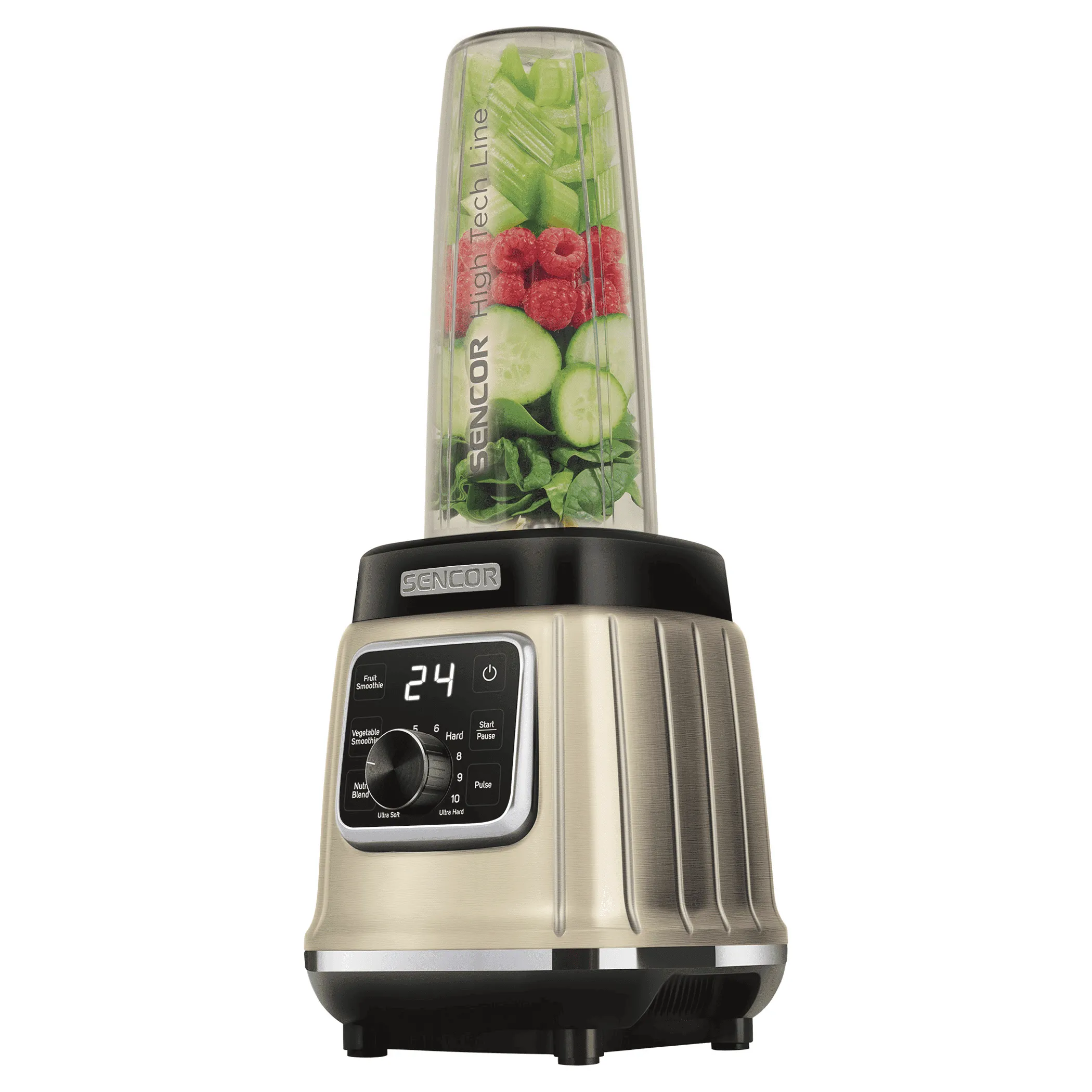 Sencor Nut Blender + SNB 9000NP + 1000W + 2×0.6L & 1×0.9L Cups + Gold