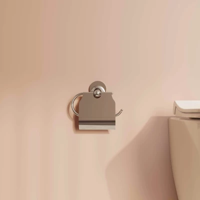 Toilet Paper Holder With Lid Chrome A44945