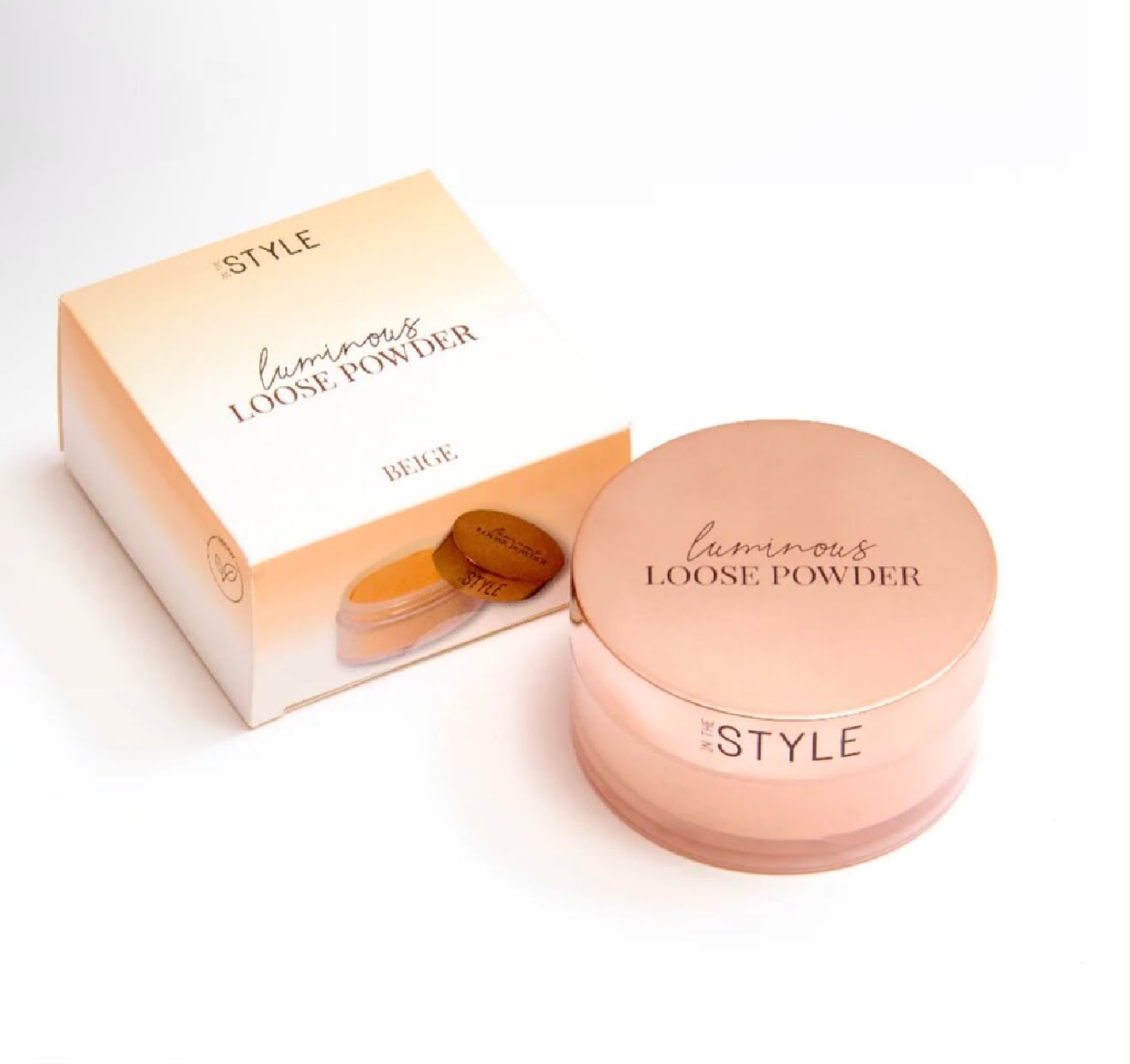In The Style Luminous Loose Powder – beige color option