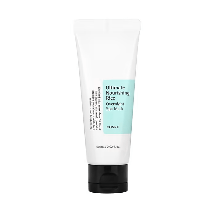 COSRX Overnight Sleeping Mask + Ultimate Nourishing Rice Hydrating & Brightening Mask + 60ml color option
