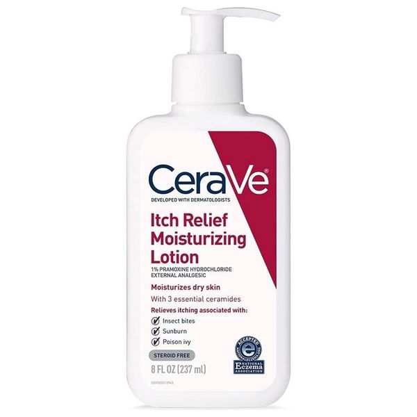 CeraVe Moisturizing Lotion + Itch Relief Steroid-Free Lotion + 237ml color option