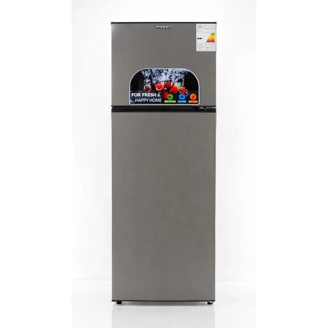 GREEN GRF-DCC410(DS-WM) Double Door Refrigerator – 16 Ft – Gray