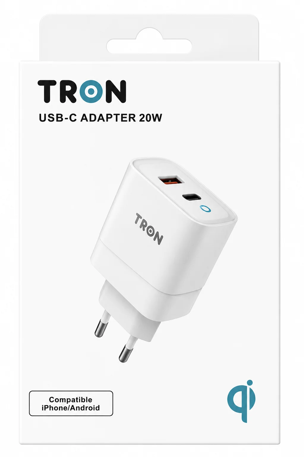TRON USB-C 20W wall charger color option