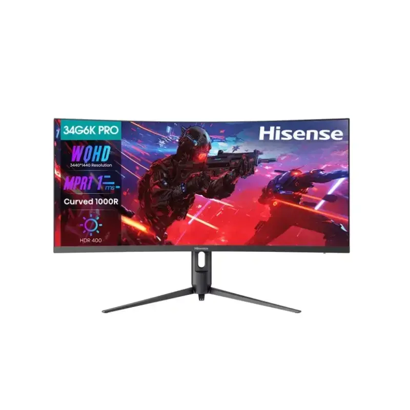 Hisense 34G6K Pro 34” Curved Gaming Monitor color option