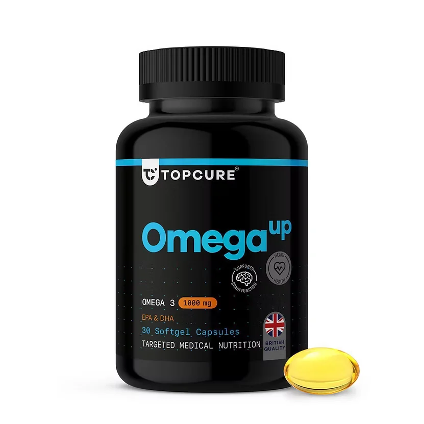 TOPCURE Omega Up Omega 3 1000mg – 30 Softgel Capsules color option