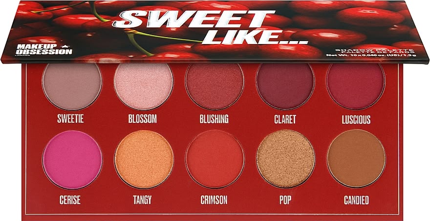 Makeup Obsession Sweet Like Eyeshadow Palette – 10 Shades color option