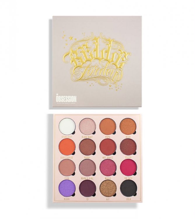 Makeup Obsession Eyeshadow Palette x Revolution Belle Jordan color option