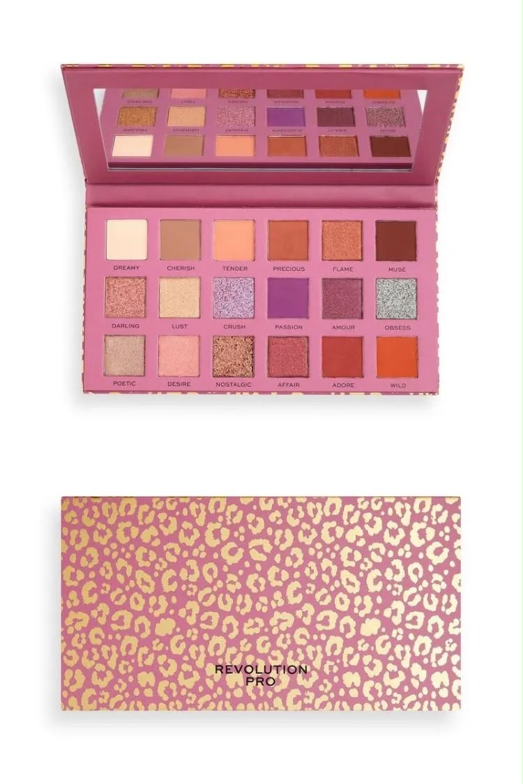 Revolution Pro Eyeshadow Palette New Neutral Romance – 18 Shades