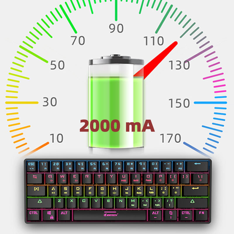 JERTECH JK530 Wireless Keyboard color option