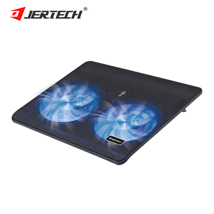 JERTECH KL330 2-Fan USB Laptop Cooling Pad – Black