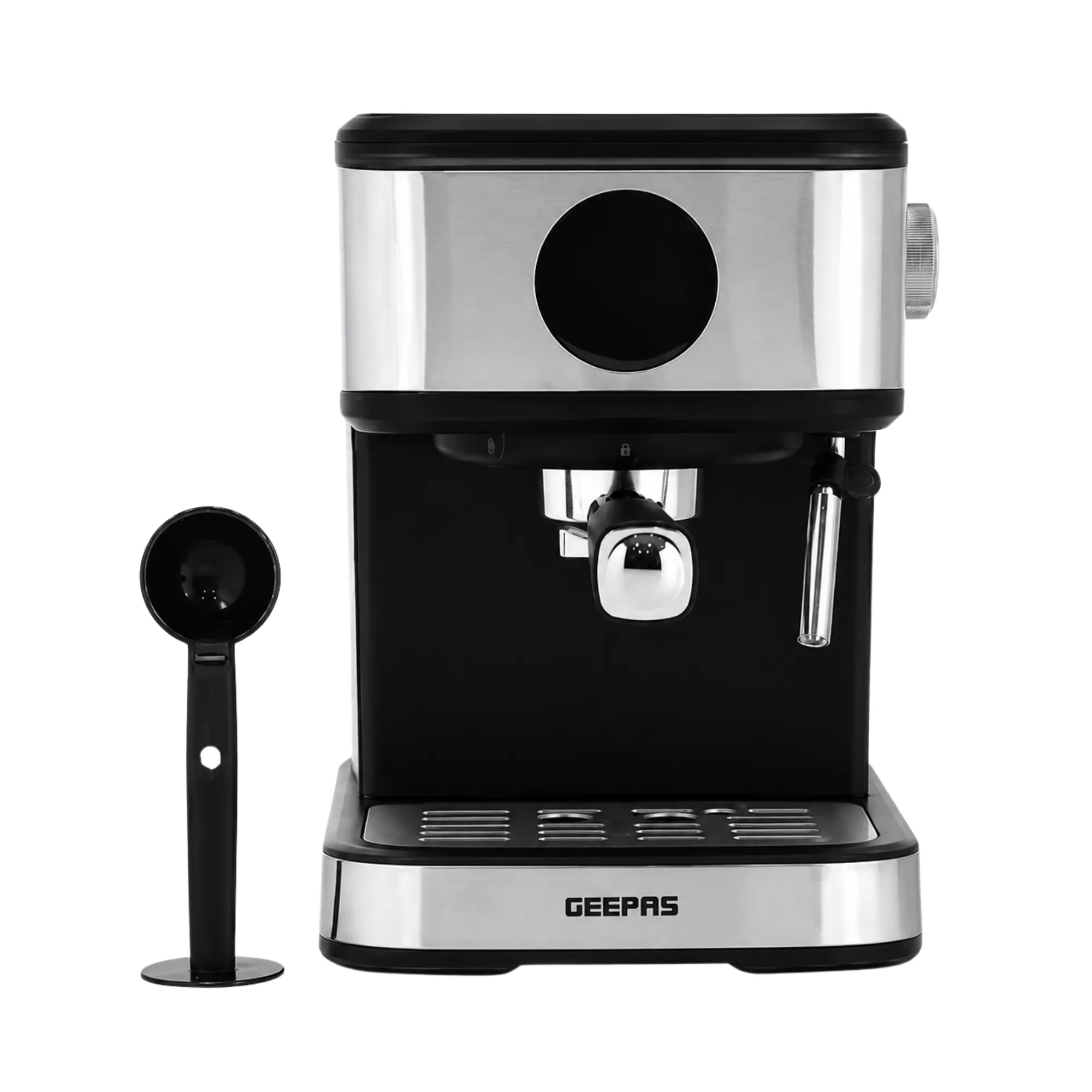 Geepas GCM41511 Cappuccino Maker 1.5L – Black & Silver color option