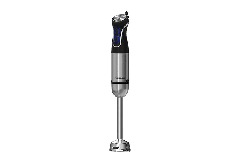 Geepas 1500W Hand Blender – Powerful Motor – Variable Speed Adjustment – Stainless Steel Blades