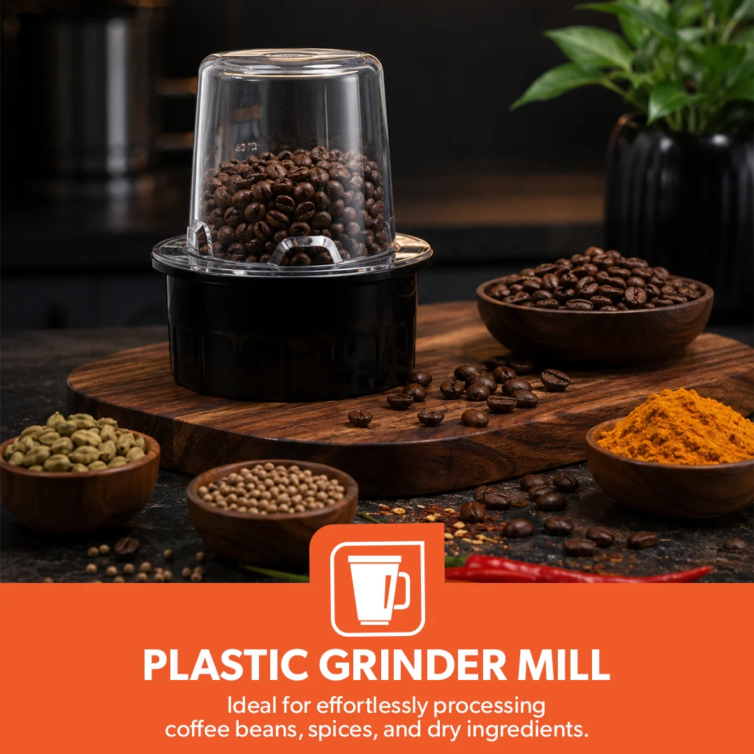 بڵێندەری جیپاس GSB44033 سێ لە یەک – قاپی 1.5 لیتر و 500 مل بە مادەی BPA – دوو ئاستی خێرایی لەگەڵ تایبەتمەندی پەڵس – بۆ ئامادەکردنی سموزی و میلک شەیک – هاڕینی قاوە و بەهارات