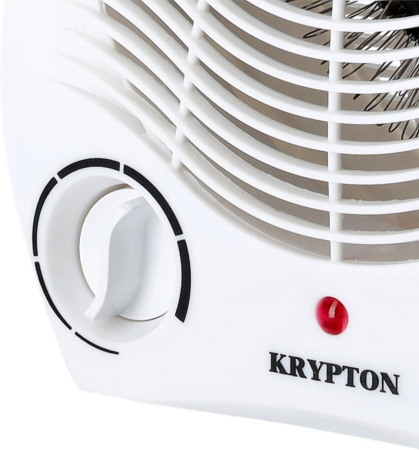 Krypton Fan Heater KNFH6360 -2 Heating Powers 1000W/2000W -Cool/Warm/Hot Air -Adjustable Thermostat -AC 220–240V -50/60Hz