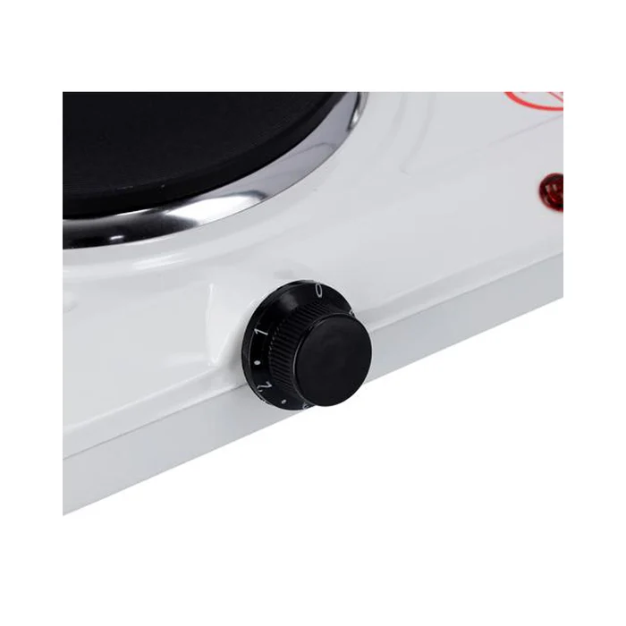 Krypton Electric Double Hot Plate KNHP5306 – 2000W Power, Double Cooking Hob – White