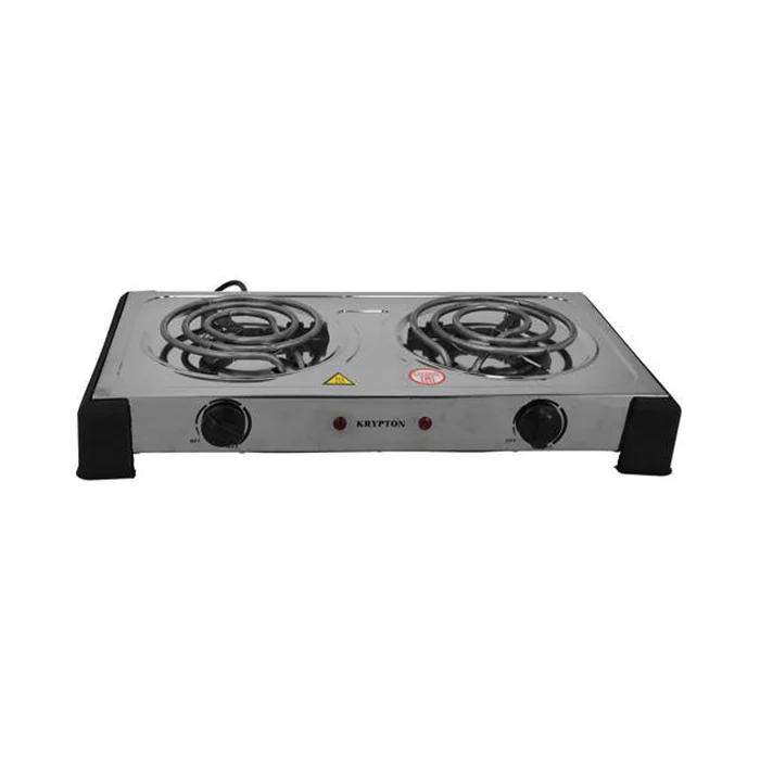 Krypton Double Burner Electric Hot Plate KNHP5310 – 2000W Power – Gray