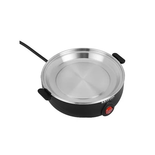 Krypton Electric Egg Boiler KNEB6686 | 7 Egg Capacity | 360W | Precise Steam Cooking | Concealed Heating Element | Safety Steam Vent | Black & Silver